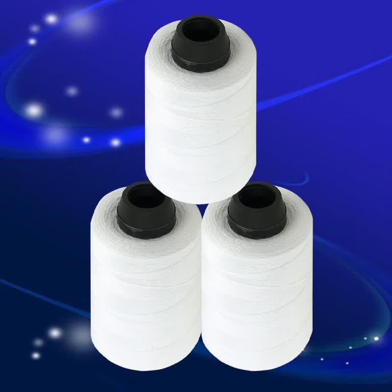 君吻封包线打包线编织袋缝包线打包线手提封包机线封口线 通用型白色