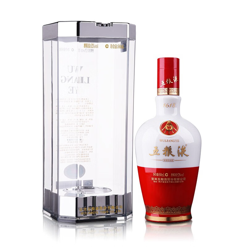 高級白酒1618五粮液500ml 楽天市場】中国白酒 五粮液1618（ 五糧液1618 ）52度 500ML