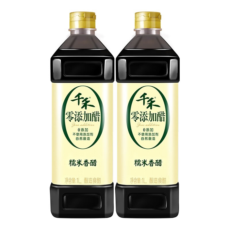 千禾 醋 糯米香醋 粮食酿造 1L*2