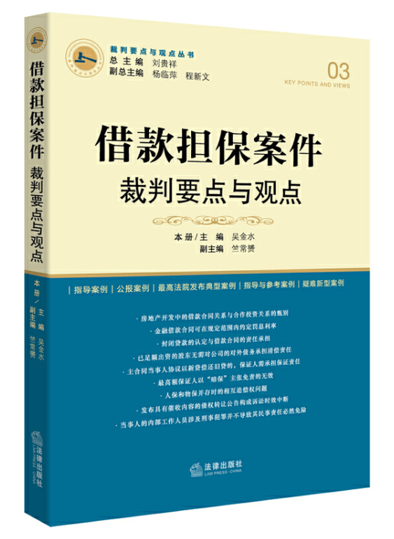 裁判要点与观点丛书：借款担保案件裁判要点与观点