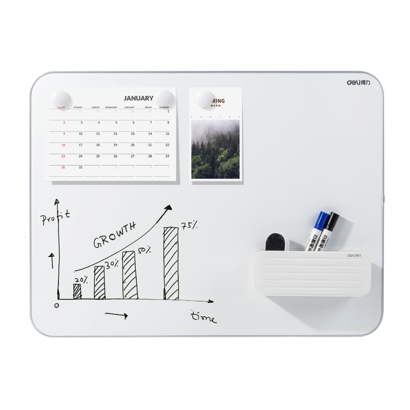 ����(deli)��ʽ�װ� խ�߿�ϵ��120*90cm�ײ����԰칫��ѧ��������ʽ�װ���ö�ͯд�ְ�ڰ�50027 152.46Ԫ(������)