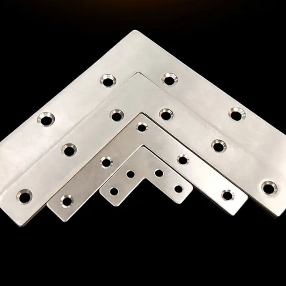 不锈钢角码90度直角支架固定器l型三角铁t型铁片家具连接五金配件 l40