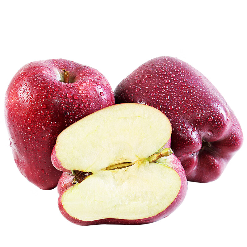 京蚨鲜甘肃天水花牛苹果粉面苹果新鲜水果礼盒 9斤精选中果【70-75mm】净重8.5