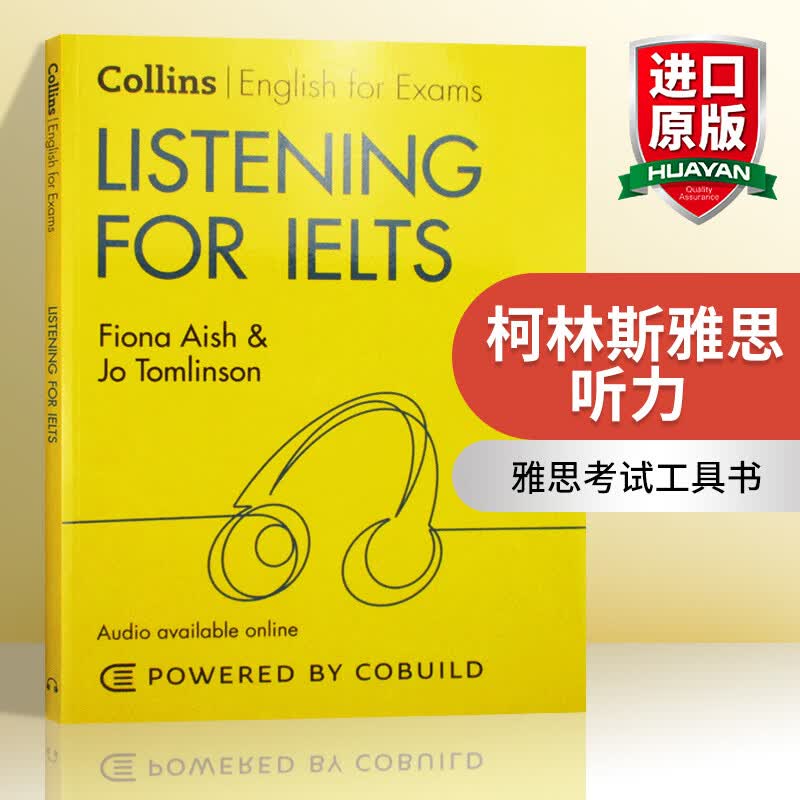 英文原版 雅思听力 Collins English for Exams Listening for IELTS 柯林斯考试工具书