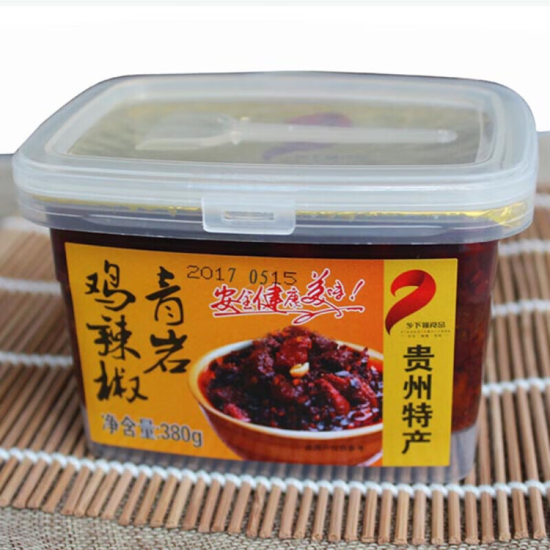佑康泰【1瓶】贵州特产 乡下妹青岩鸡辣椒 鸡辣角 贵阳辣子鸡380克