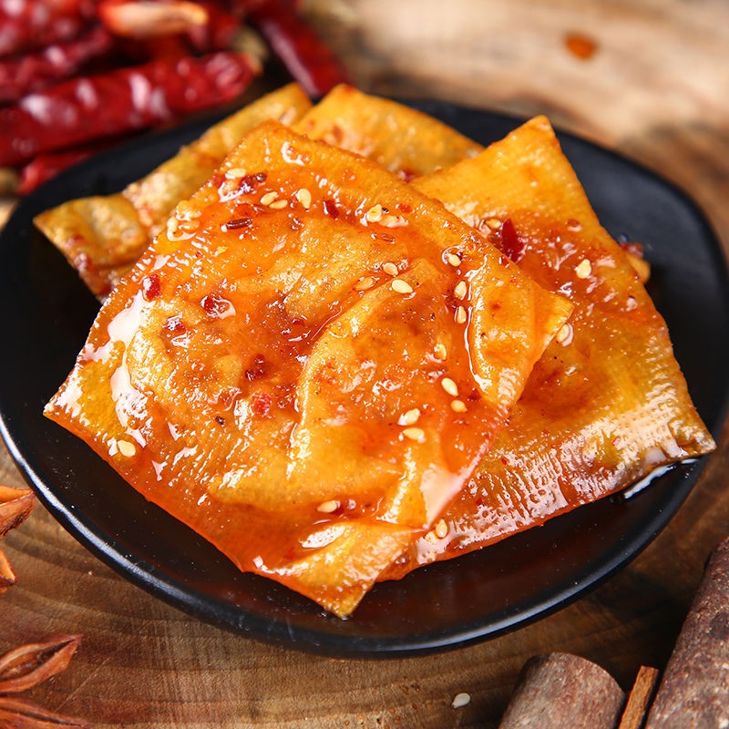 馋馋嘴小子泡泡干平江豆腐干豆干小包装网红辣零食小吃湖南特产 烧烤