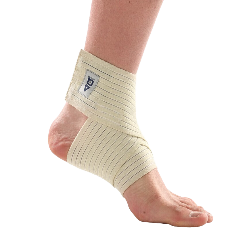 AQ運(yùn)動(dòng)護(hù)具足踝彈性繃帶運(yùn)動(dòng)足球籃球護(hù)腳踝透氣彈性織帶9160均碼
