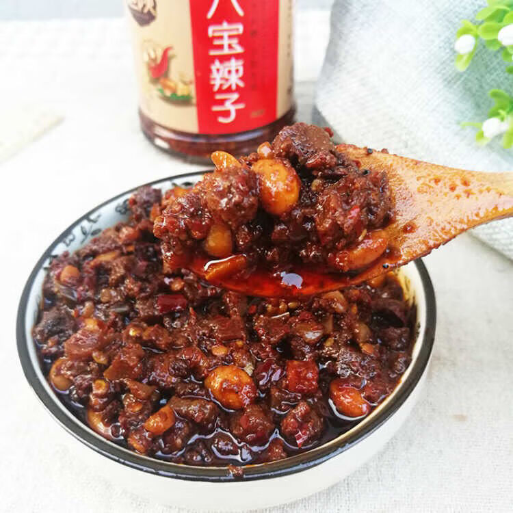 老陕 老陕食品 laoshan food陕西特产蒲城八宝辣子酱香辣夹馍酱下饭