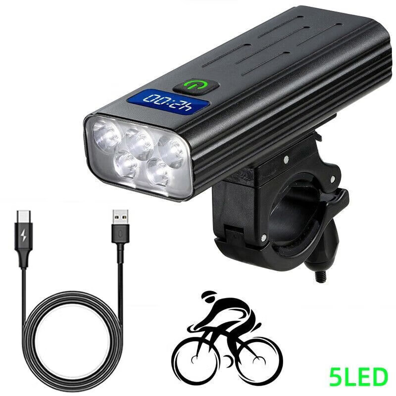 gubpmtshim自行车照明灯3000流明 自行车前灯高超亮3000流明单车灯 5