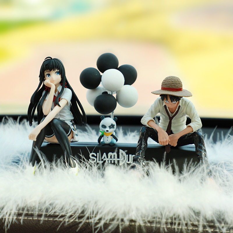 雪乃路飞 黑条停车牌 黑球 毛垫