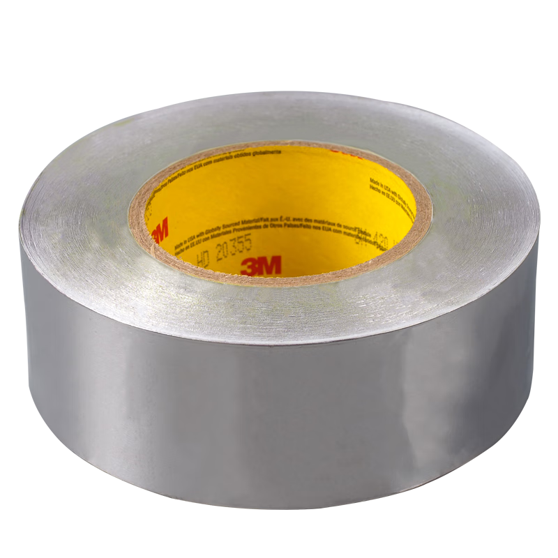 3M420鉛箔膠帶 金屬導(dǎo)電耐高溫耐腐蝕 防水阻燃電鍍遮蔽電工膠帶 寬50mm*33m長 1卷