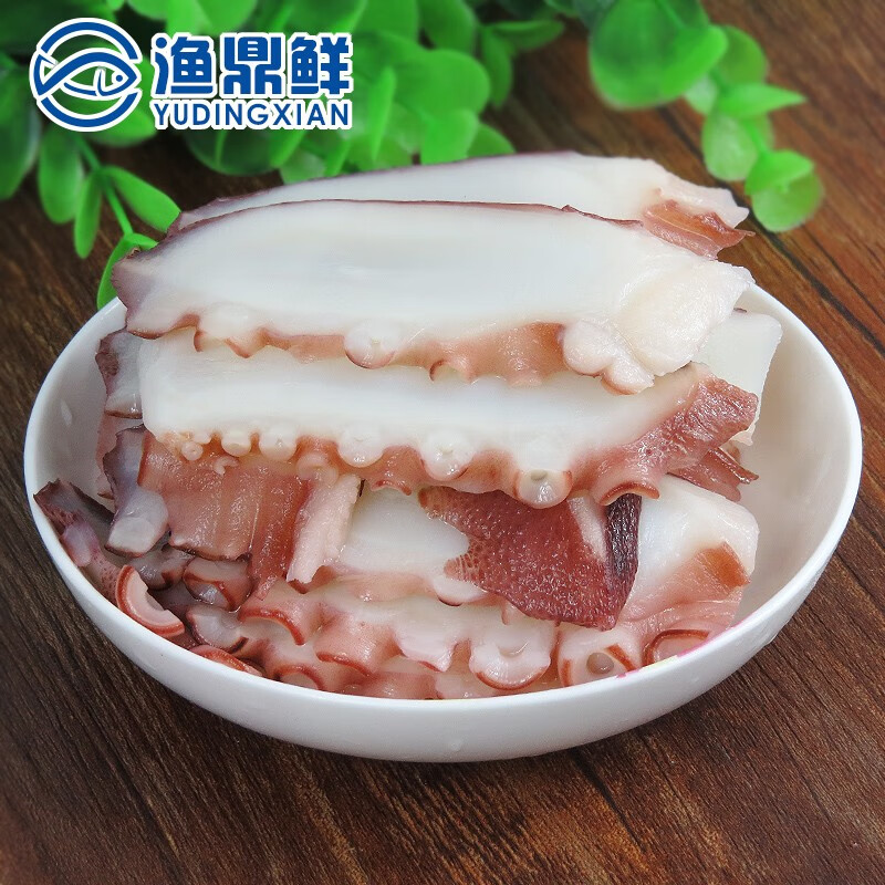 锦鲜乐肴刺身章鱼片真蛸切片120g/份八爪鱼脚片刺身章鱼片