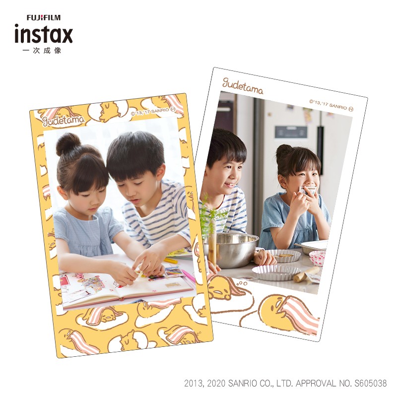 富士拍立得花边相纸胶片用于mini evo/11/90/7+/40/90/7c等拍立得相机 懒蛋蛋（10张）