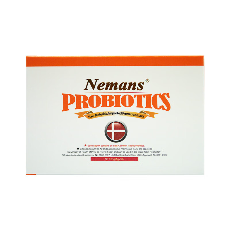 纽曼思(原名纽曼斯)(nemans) 益生菌粉剂 30条/盒 原料丹麦进口