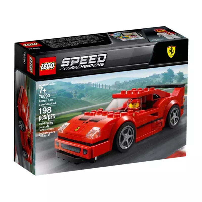lego/乐高 赛车系列 拼装积木玩具 保时捷 法拉利体验中心 儿童益智