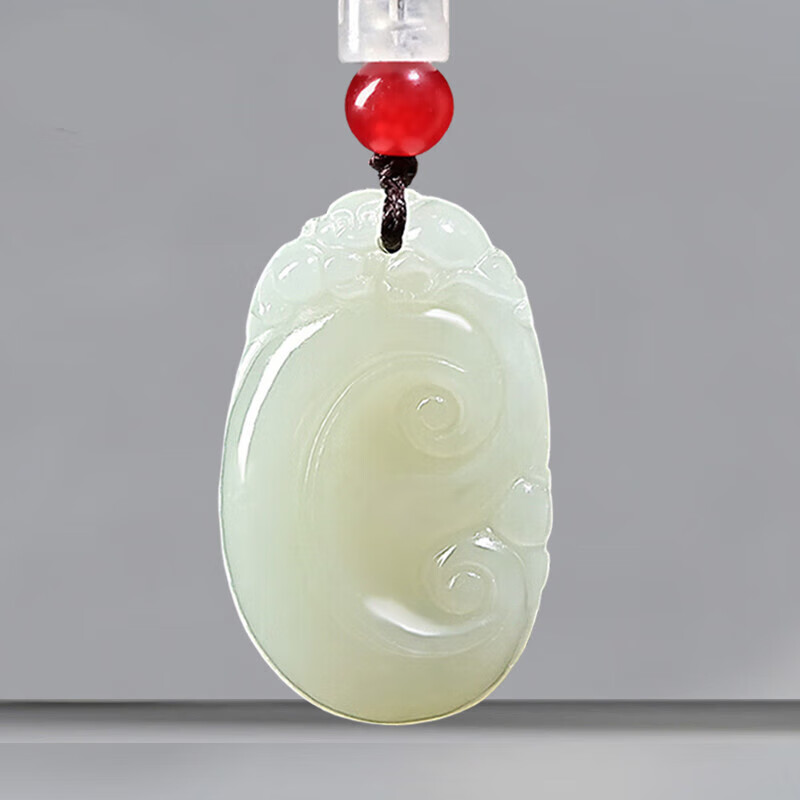 玉吉祥如意吊坠男女款玉石貔貅挂件项链宝宝玉坠 款式一【如意吊坠】
