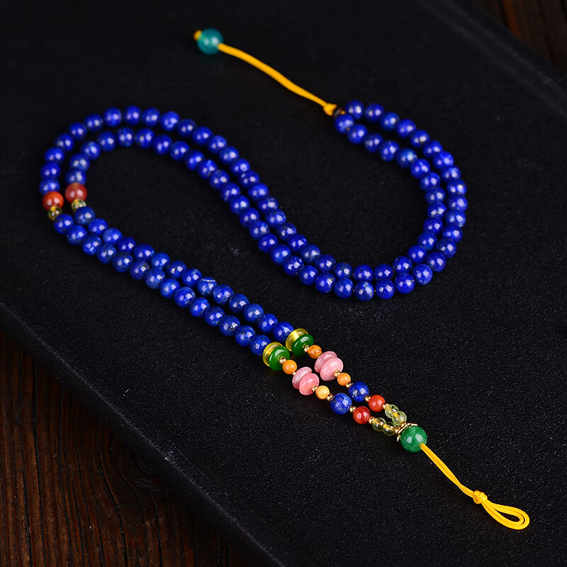 天魅人气真品 天然青金石项链毛衣链新品挂坠链吊坠挂绳配链长款珠链