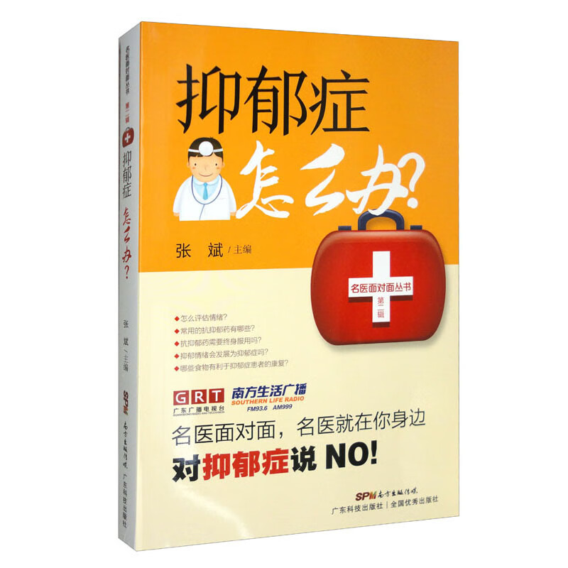 正版 名医面对面丛书：抑郁症怎么办？ 9787535974884