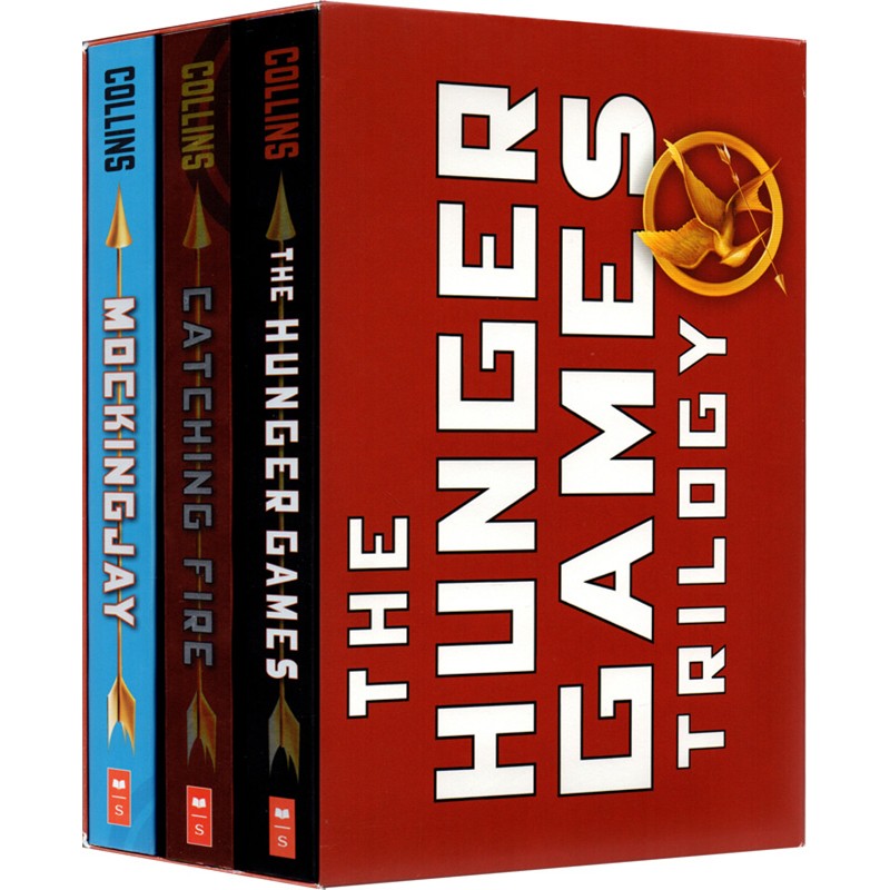 预售 英文原版 The Hunger Games Trilogy Box Set 饥饿游戏三部曲 盒装 燃烧的女孩 嘲笑鸟 学乐经典科幻小说 流行影视 绿山墙图书