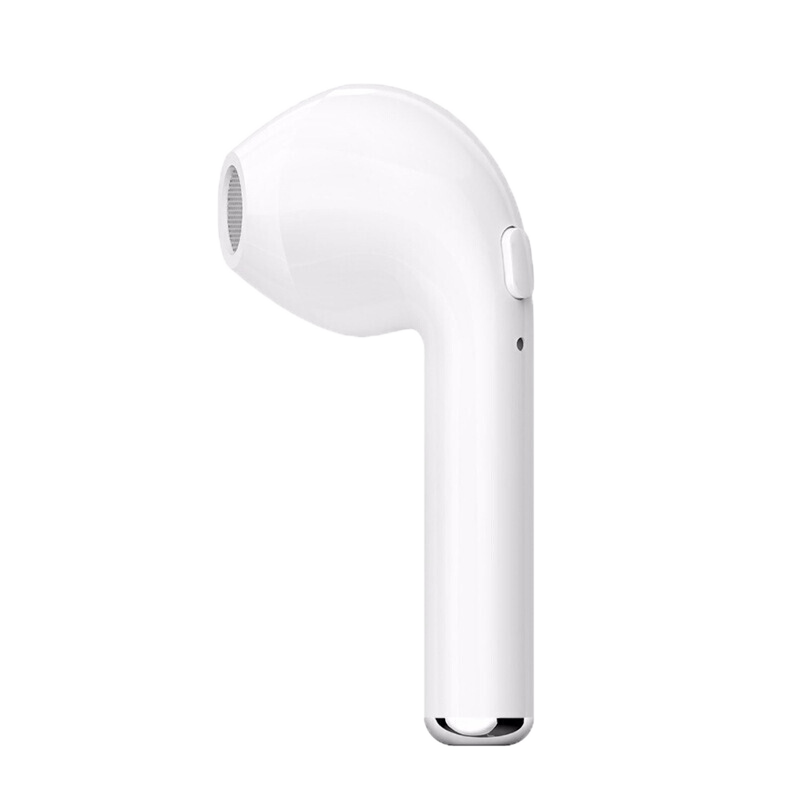 适用华为小米苹果蓝牙耳机无线运动跑步蓝牙耳机入耳式 白色 单耳