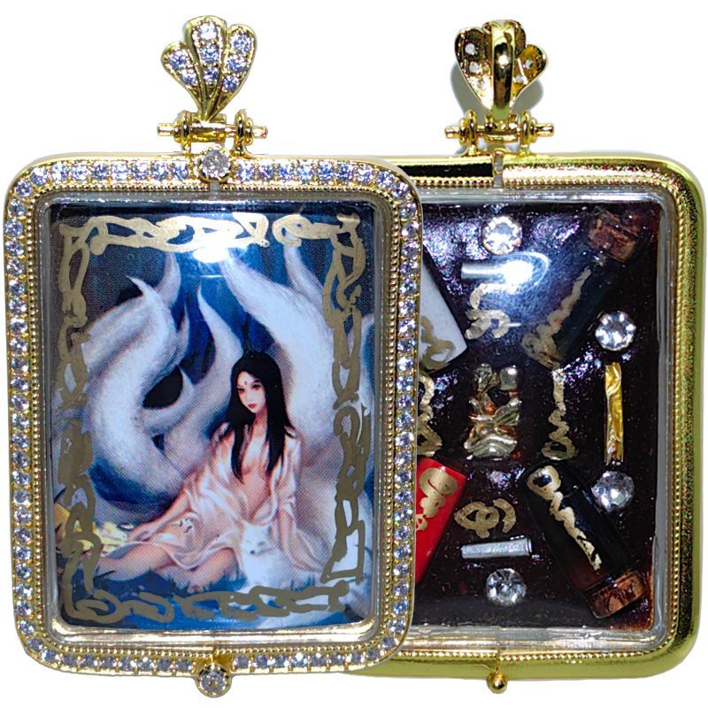 幸旺泰国九尾姐姐吊坠:女媚王狐:佛牌正牌 女媚王狐