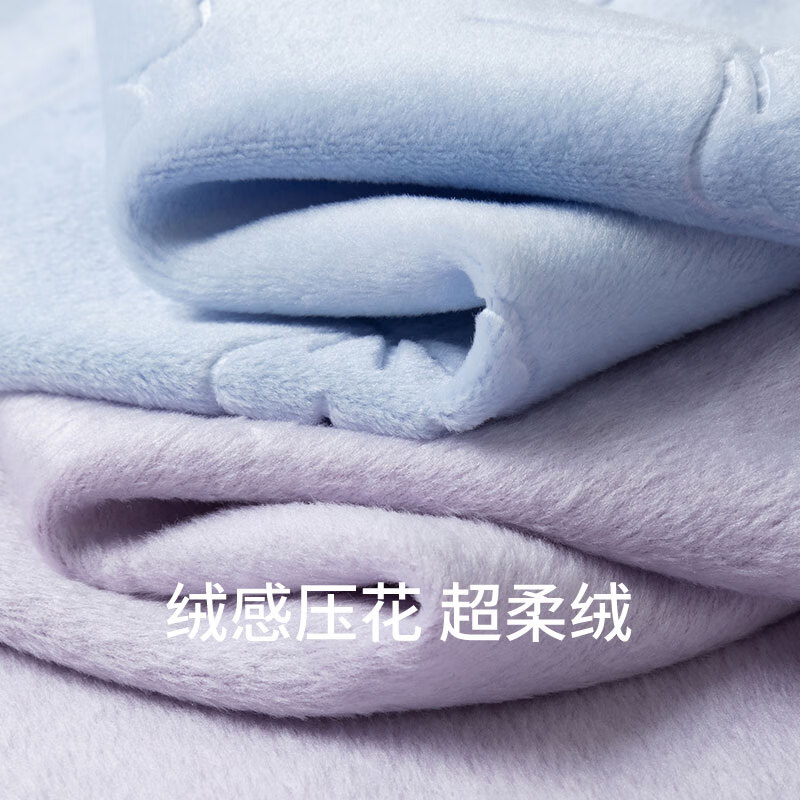 舒雅(Schiesser)女士厚款绒感压花吸湿透气圆领长袖长裤睡衣家居服套装E1/23292H 粉紫 L