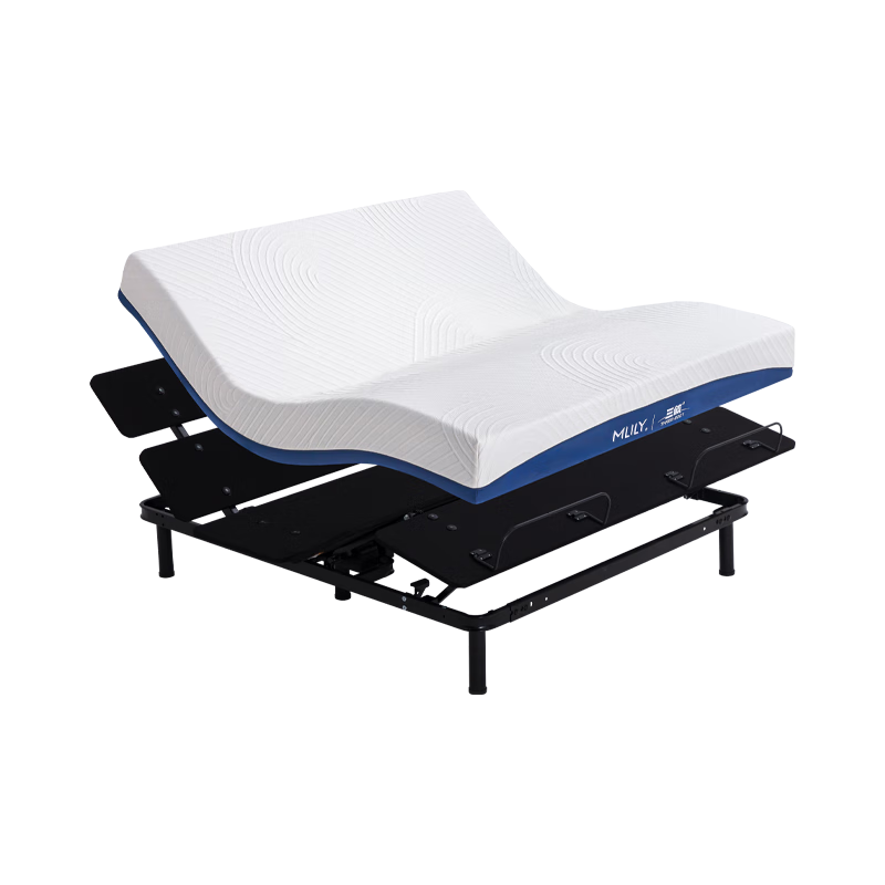 MLILY 梦百合 智能电动多功能床垫现代简约卧室双人可升降床垫 智能床架 150*200cm