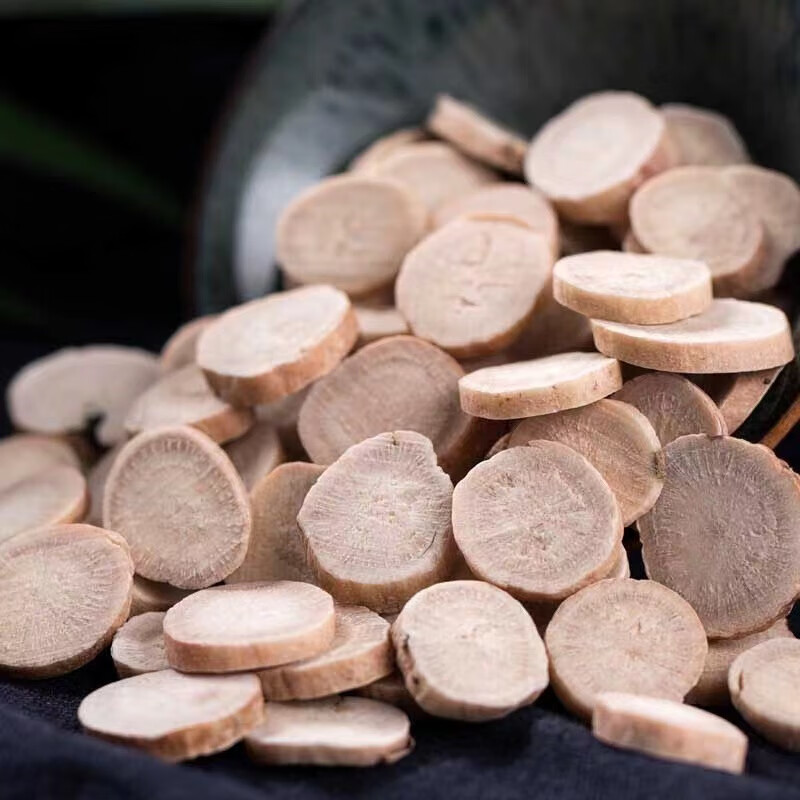 四川白芍 生白芍 白芍片 芍药 药食滋补 白芍 选500g