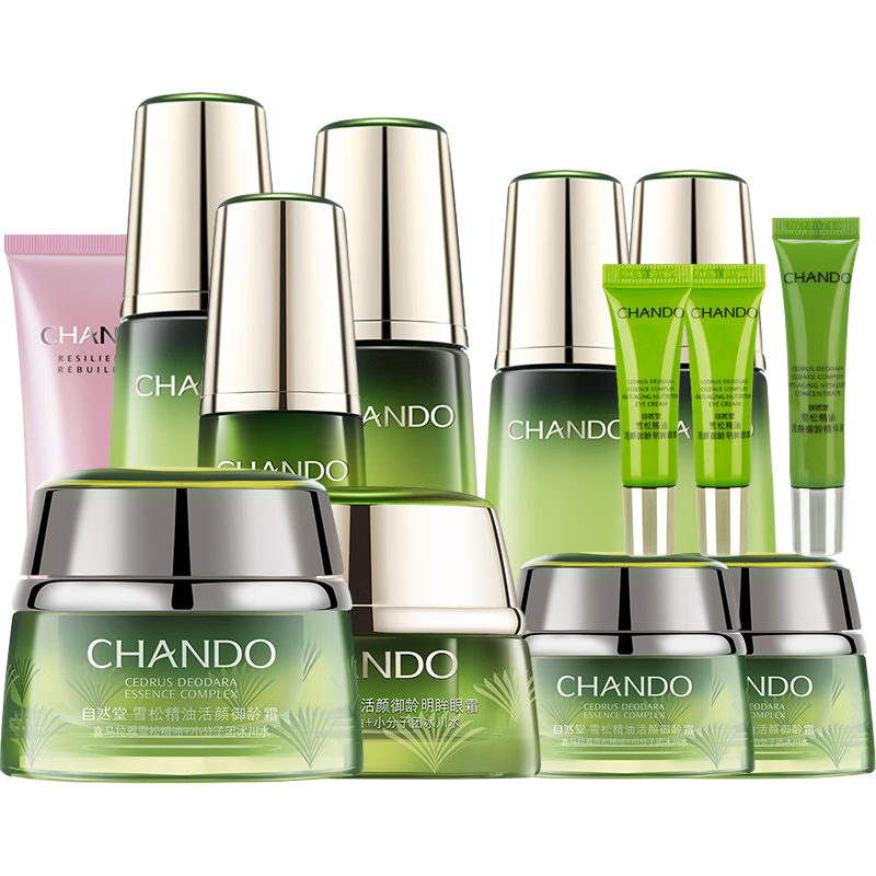 ���ڲ�������Ȼ�ã�CHANDO������Ʒ��װ ѩ�ɾ��ͻ������䵭���������»�ױƷ���� ��ѩ��5���ס�ˮ+��+��+˪+��˪ 654Ԫ