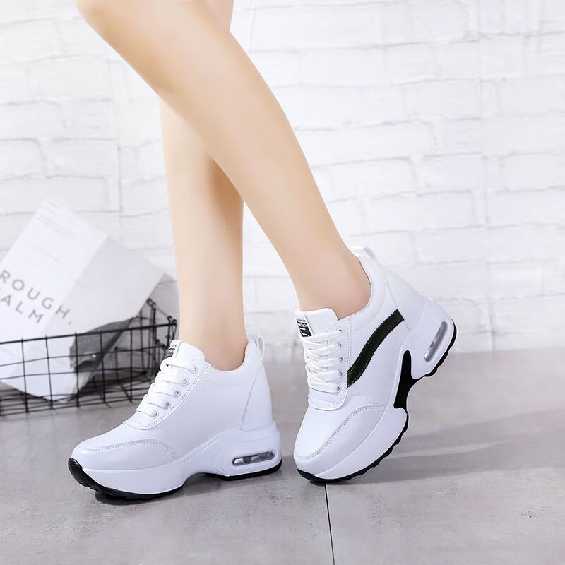 戈森凡(gesenfan)天适合穿的女生运动鞋初中生414243码女鞋皮面8cm内