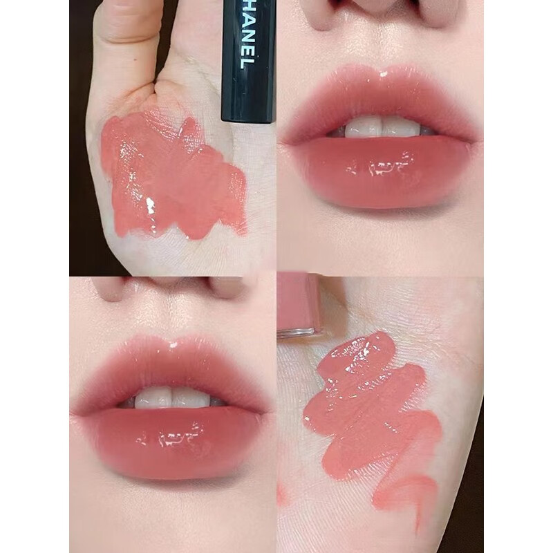 香奈儿(chanel)双头唇釉唇蜜双效持色不掉色不沾杯唇釉礼盒装520情人