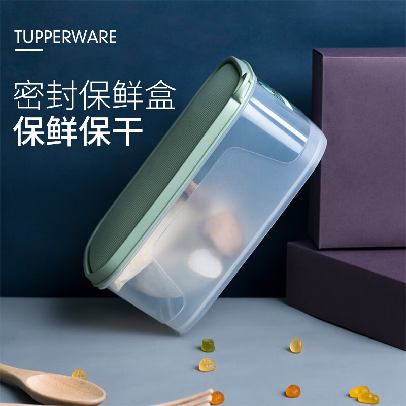 禧天龙保鲜盒抗菌冰箱保鲜盒塑料储物盒密封盒生鲜蔬菜水果冷藏冷冻盒 【抗菌款】2件套4.3L