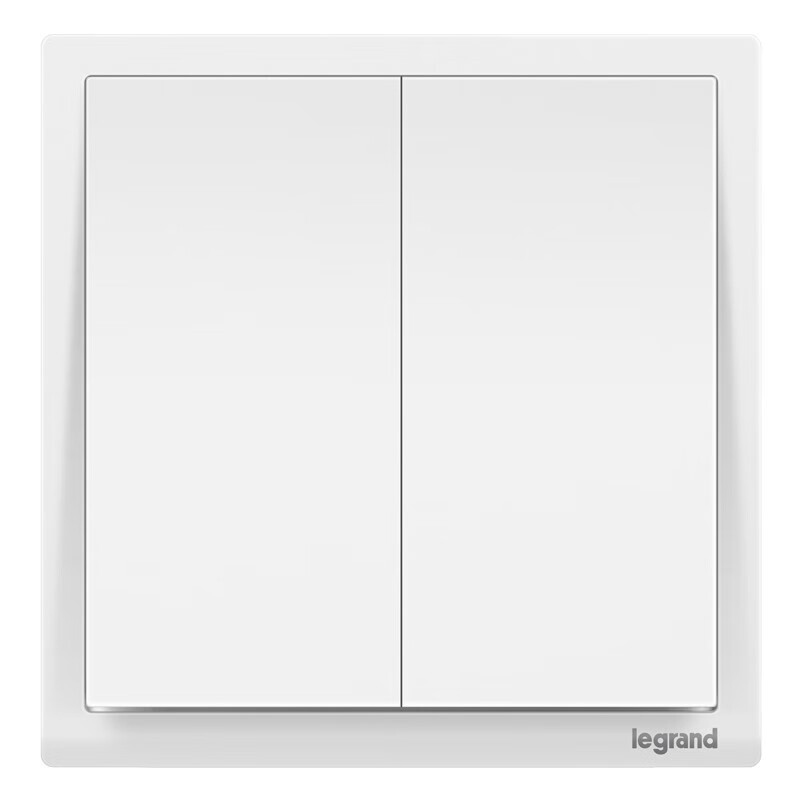 罗格朗开关插座 朗淳s系列 白玉兰 二位单控 erq32/1/2c  (定制)