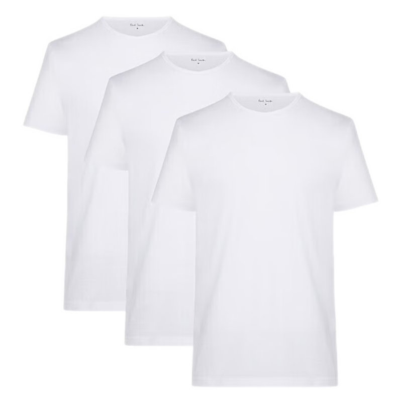 保罗史密斯居家服男士白色T恤三件装M1A-389F-A3PCK-01A-L~价格走势稳定,深受消费者喜爱!