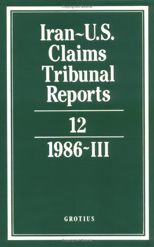 预订 Iran-U.S. Claims Tribunal Reports