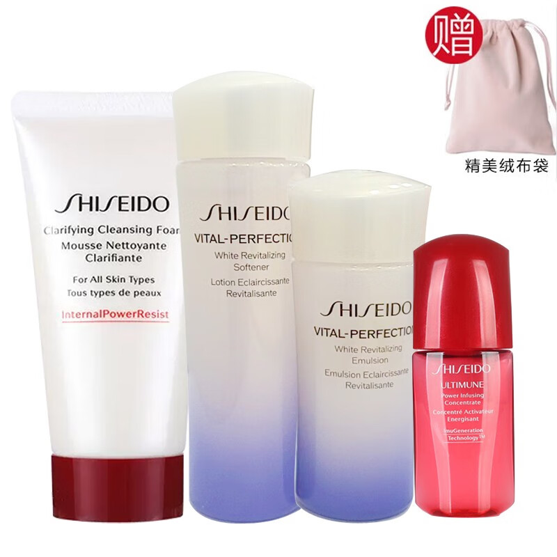 ���ڲ����������ã�Shiseido����ޱ����ˮ��Ůʿ������ױƷС����װ ��ˬˮ25ml+��15ml+����+����