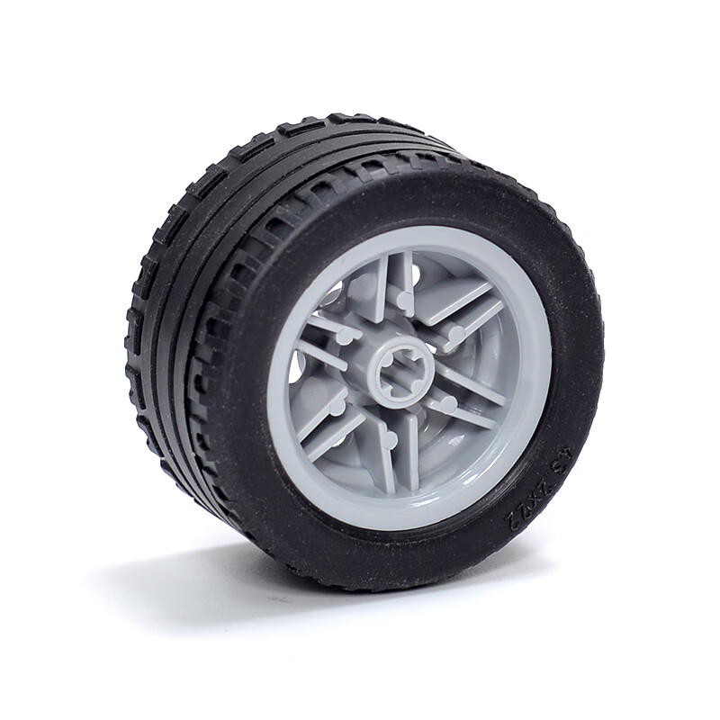 哈梵游兼容乐高通用9686小颗粒科技国产积木散件车轮子轮胎履带配件