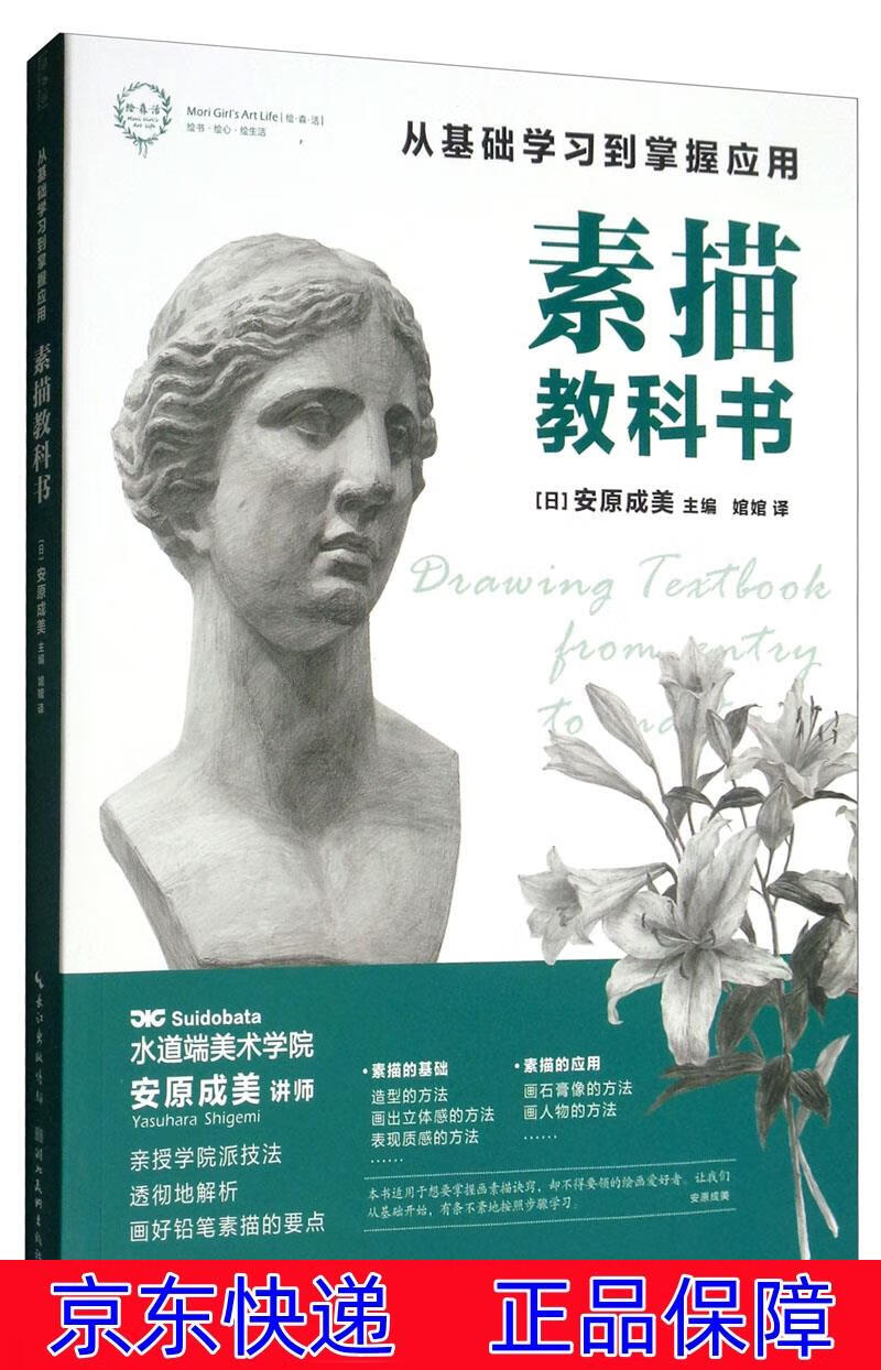 正版图书 素描教科书:从基础学习到掌握应用 素描速写类书籍 到掌握