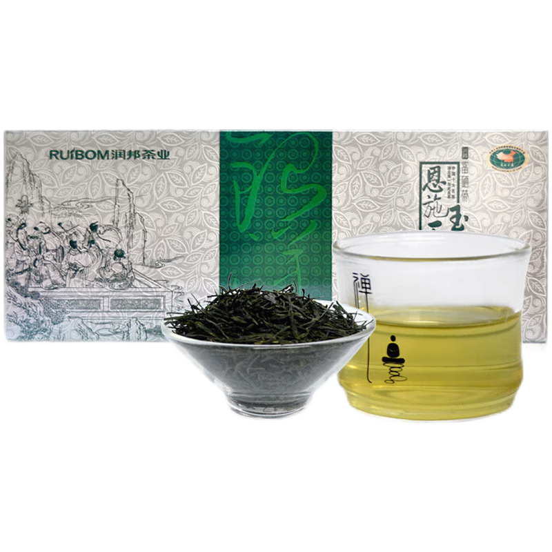 芭蕉 2023新茶恩施玉露一级绿茶茶叶蒸青银汉条盒袋泡茶200g