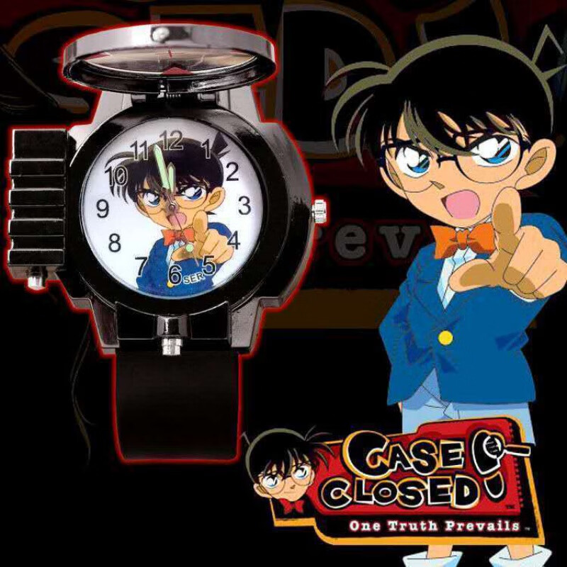 酷乐丁(kuleding)柯南手表 儿童手表5岁玩具表名侦探柯南同款发光电子