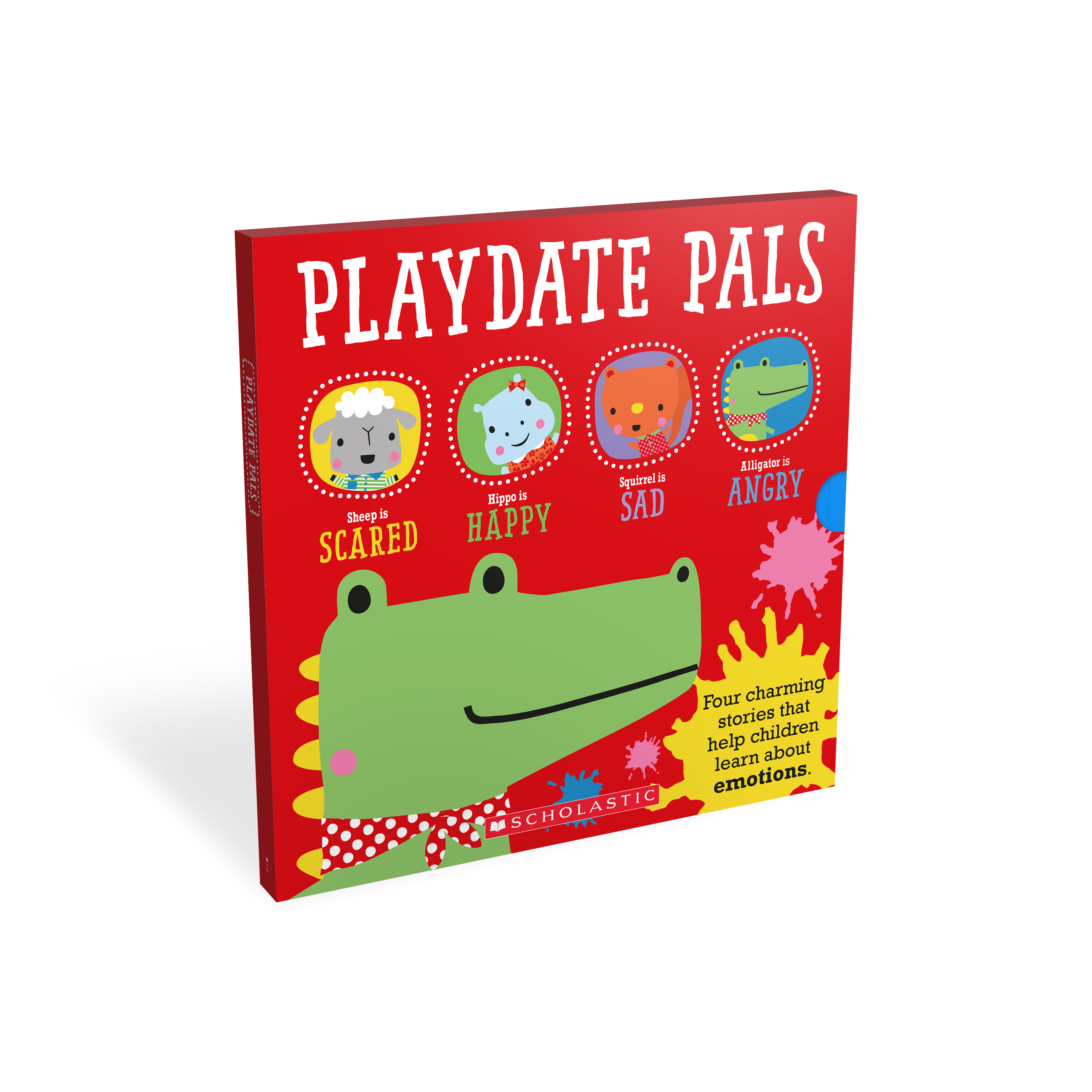 儿童情绪管理4册 平装绘本附贴纸 Playdate Pals Emotions Collection (4 books)进口原版 英文