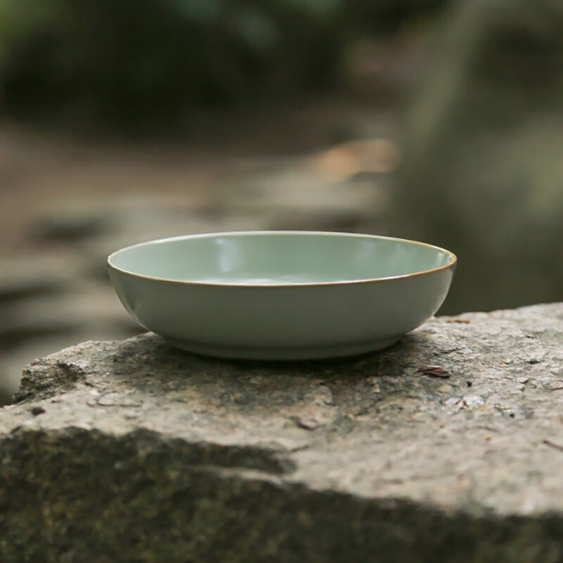 雪说如器汝窑静升茶承壶承景德镇手工汝瓷陶瓷功夫茶具配件茶道 静升