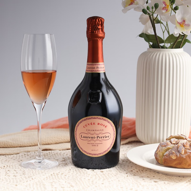 罗兰百悦（Laurent Perrier）香槟法国原瓶进口 罗兰百悦香槟 起泡气泡葡萄酒 750ml 罗兰百悦特酿桃红香槟