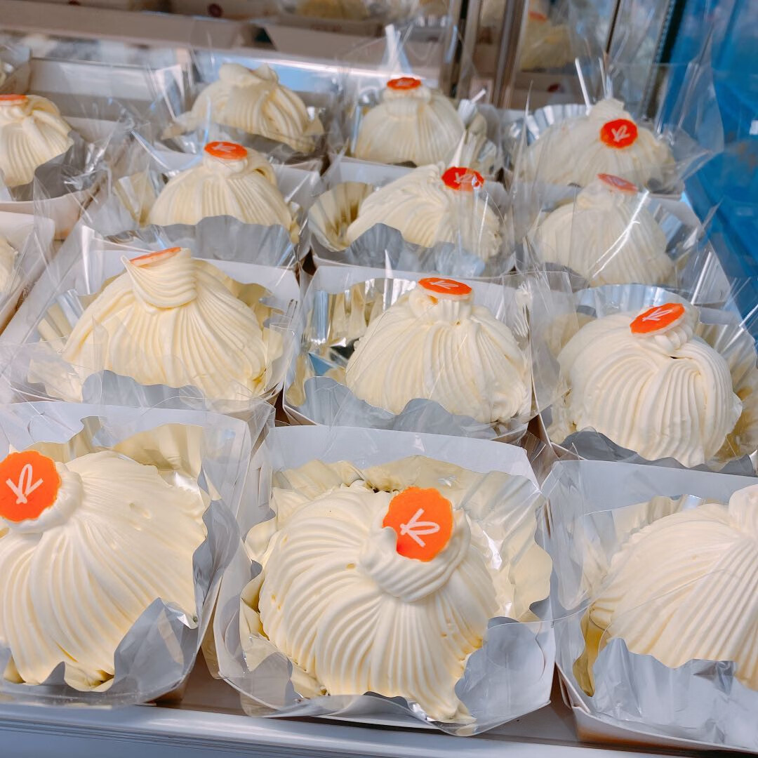 如题山上海凯司令经典千层酥奶油原味小栗子蛋糕/白脱小栗子/小栗~ 小