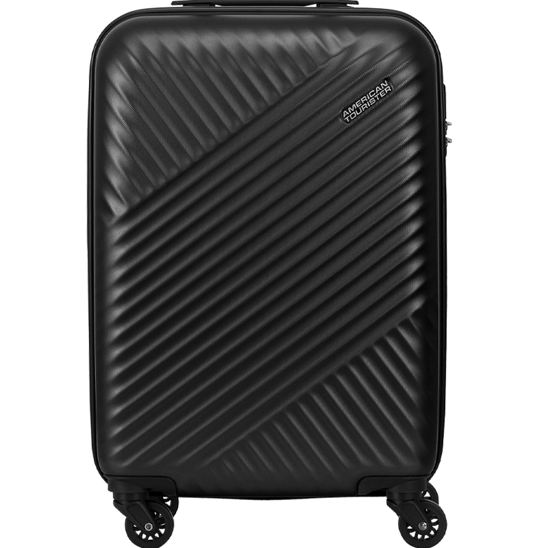 美旅箱包简约时尚男女行李箱超轻万向轮旅行箱密码锁 20英寸 TV7碳黑色