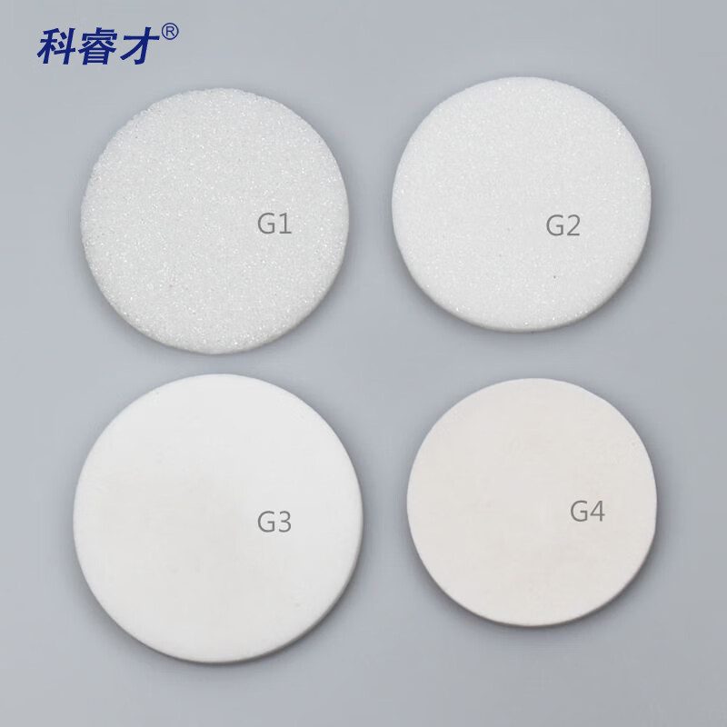 科睿才砂芯片高硼硅玻璃砂芯 10-390mmg1-g5砂芯滤板 80mm 75913