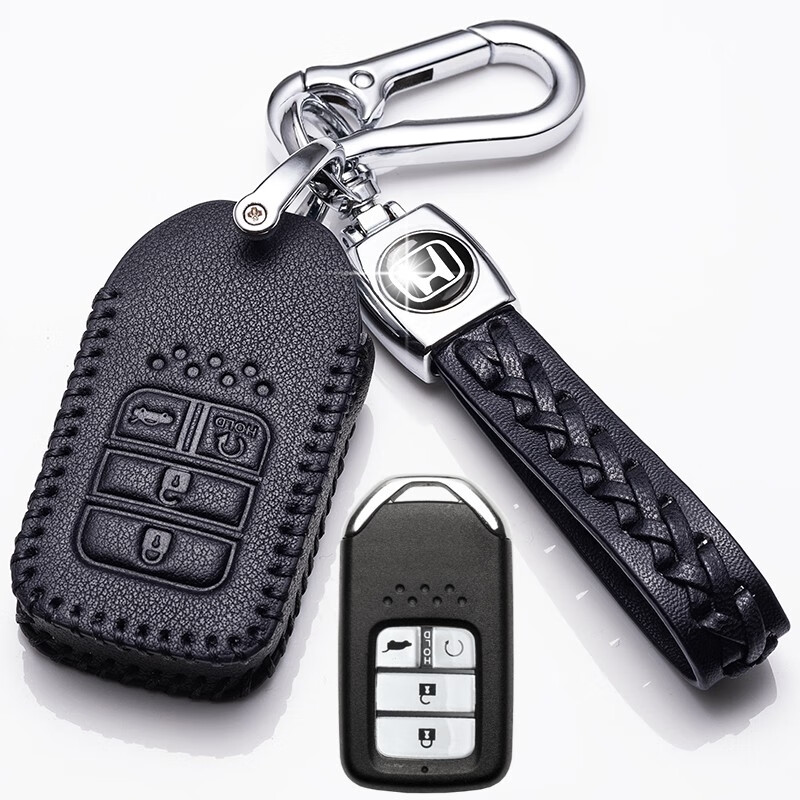 牛皮专用19款十代思域钥匙包新思域钥匙扣男女士钥匙保护套壳扣链高档