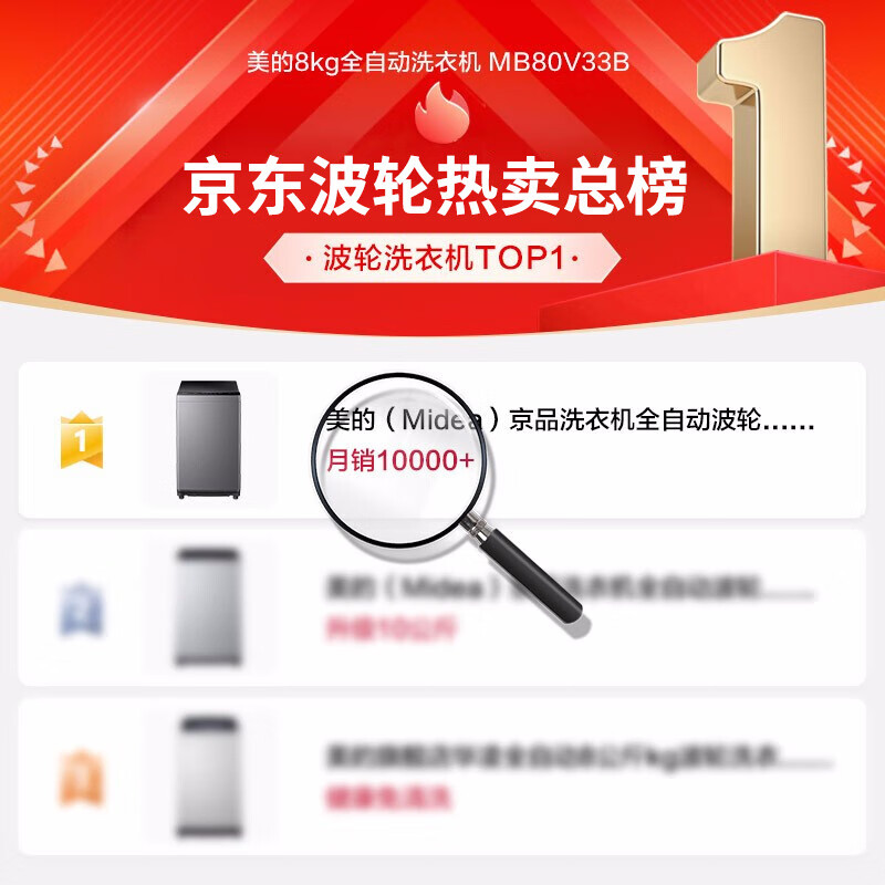 美的MB80V33B洗衣机怎么样?直击体验感受