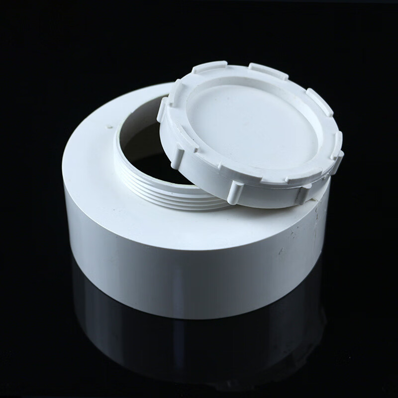 山头林村pvc排水管清扫口 外堵头 管堵 下水管堵头 50 75 110排水管外