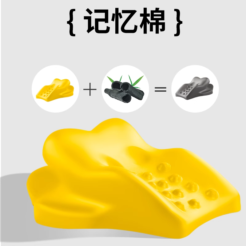 OQB德国品质趴睡枕床上多功能神器俯卧位枕头趴着睡觉玩手机看书靠枕 【记忆棉款-无内套】深沉灰